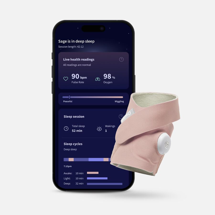 Owlet Dream Sock Baby Monitor, , large image number 2