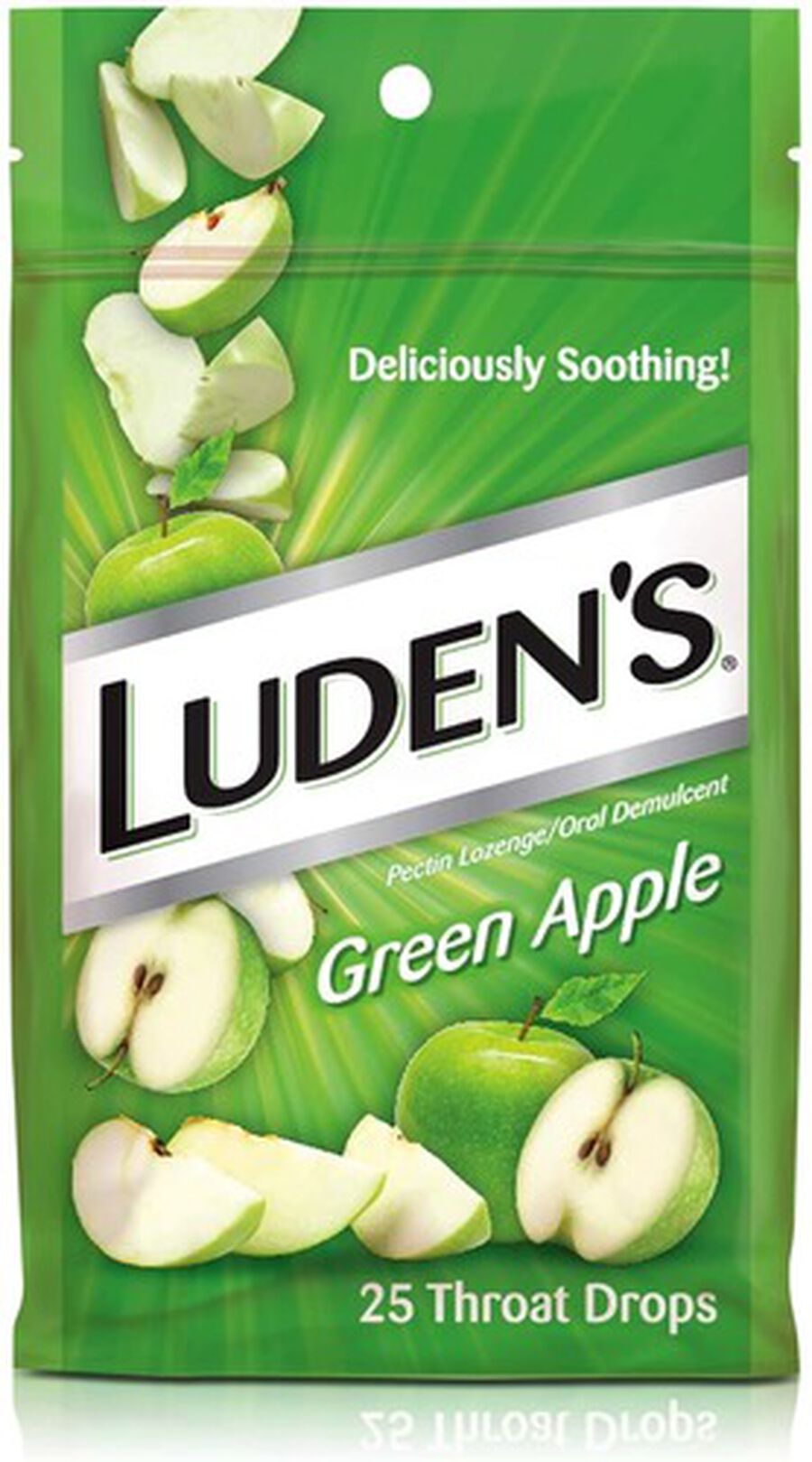 Luden's Green Apple Throat Drops, 25 ct.