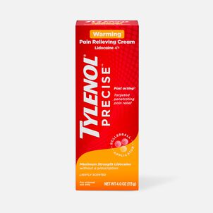 Tylenol Precise Warming Pain Relief Cream – 4% Lidocaine, 4 oz.