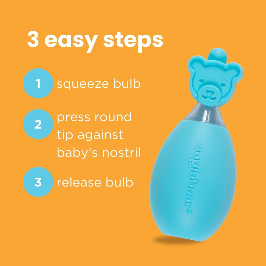 Oogiebear Baby Nasal Aspirator Blue, , large image number 2