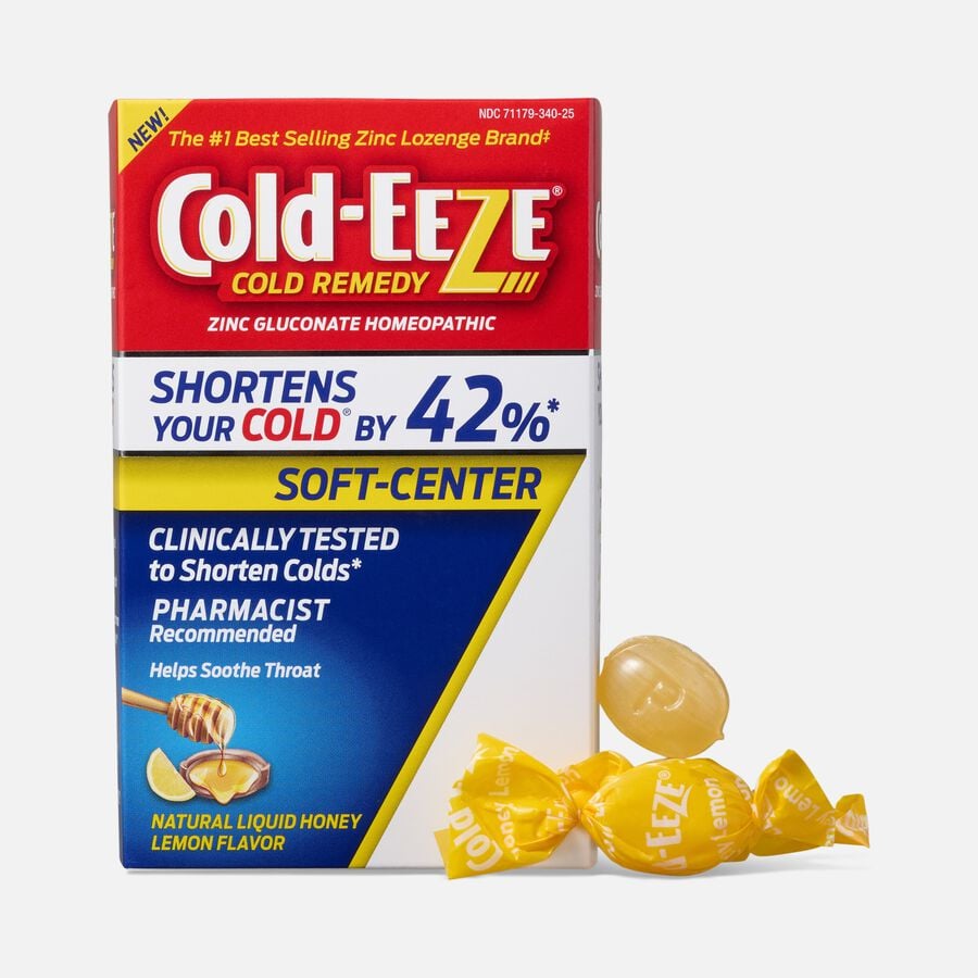 Cold-EEZE Soft-Center Liquid Honey Lozenges, 25 ct., , large image number 0
