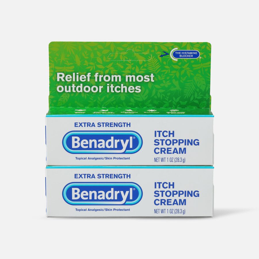 Benadryl Itch Stopping Cream, Extra Strength, 1 oz. (2-Pack), , large image number 0