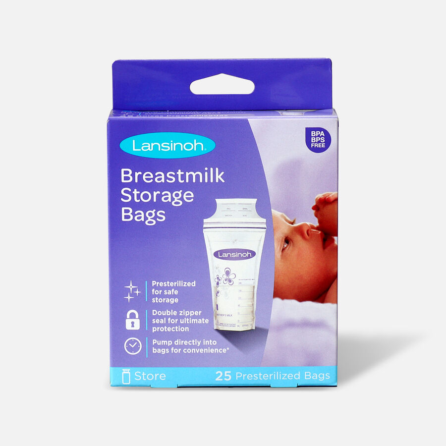 Lansinoh breastmilk storage bags, 50 ct., , large image number 0