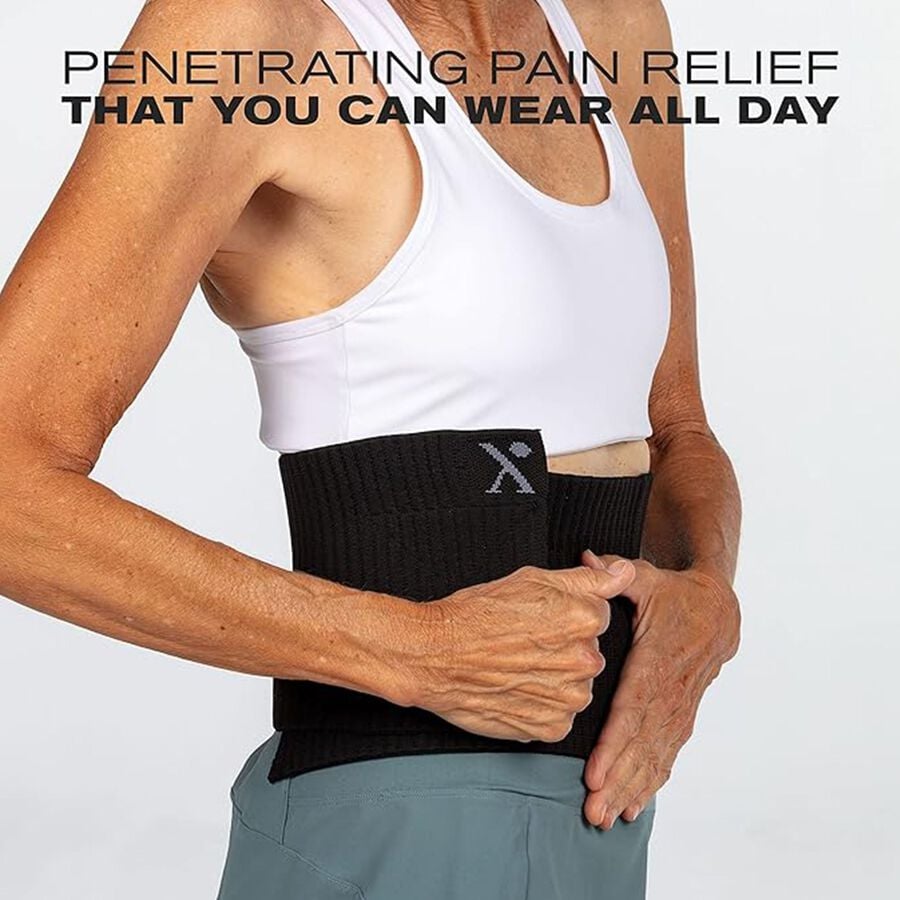 Nufabrx Back Compression Wrap with Pain-Relieving Medicine, , large image number 3