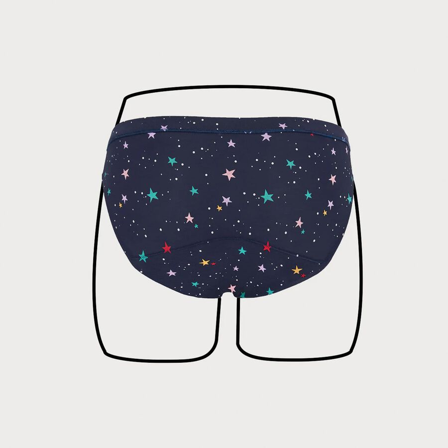 Thinx Teens All Day Bikini, Lucky Stars, , large image number 2