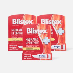 Blistex Medicated Lip Ointment, 0.21 oz. (3-Pack)