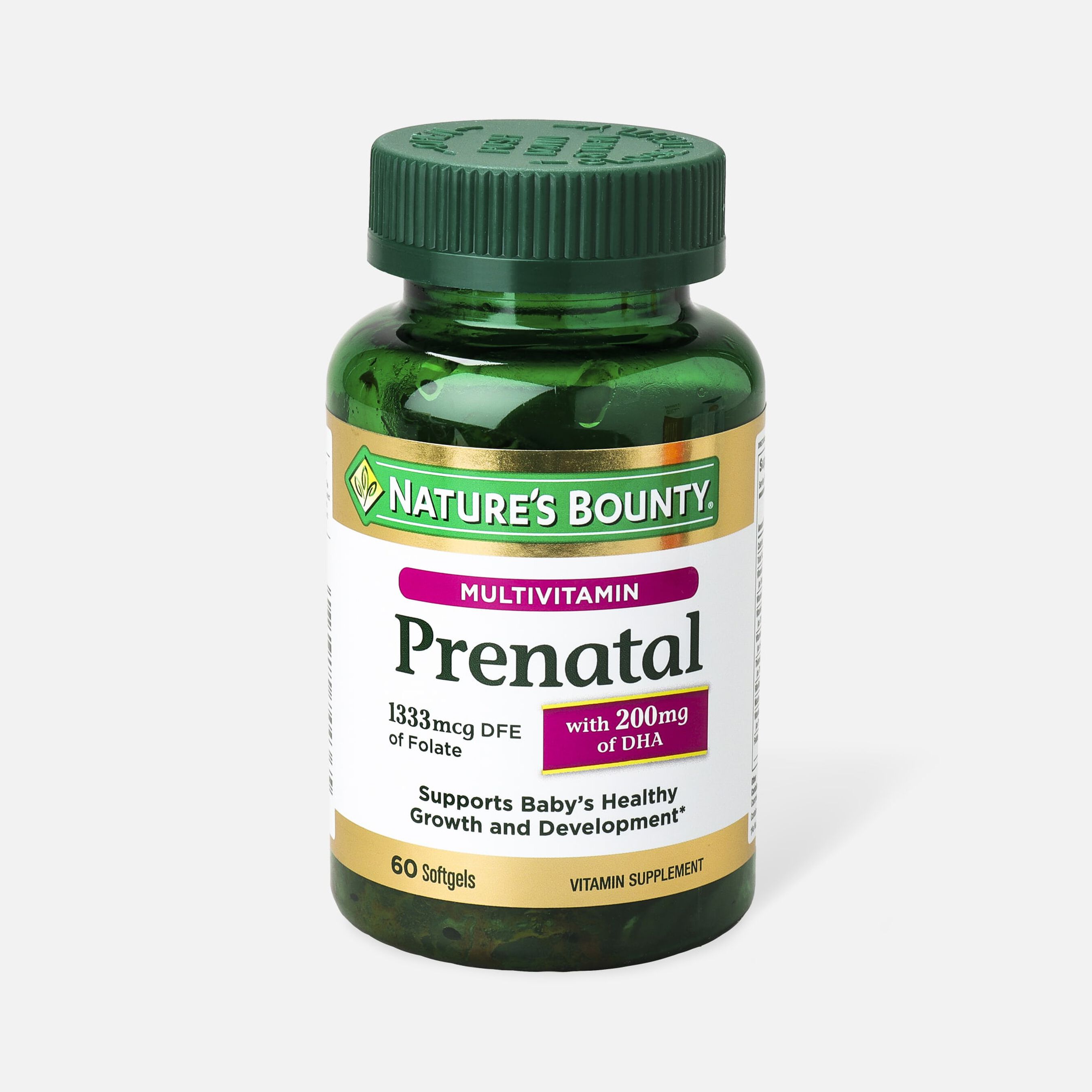 HSA Eligible Nature's Bounty Prenatal Multivitamin Softgels, 60 ct