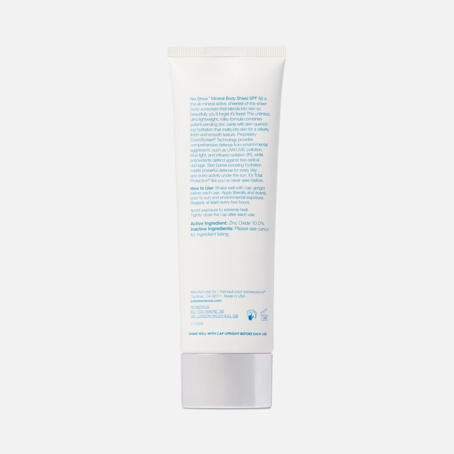 Colorescience Total Protection&reg; No-Show&trade; Body Mineral Sunscreen, SPF 50, 4 fl. oz., , large image number 1