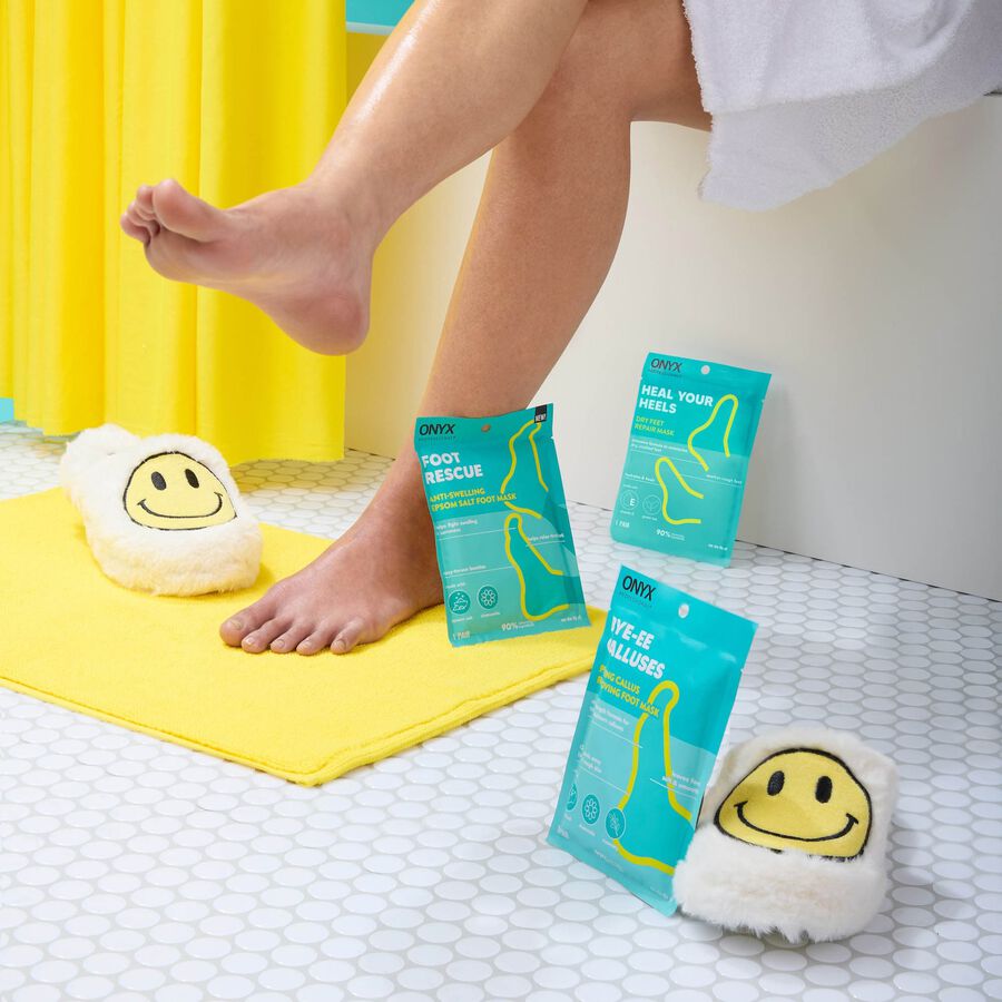 ONYX Foot Rescue Epsom Salt Foot Mask, 1 pair, , large image number 4