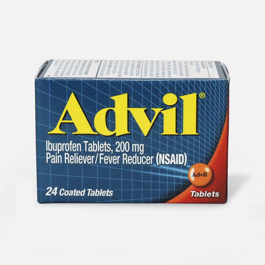 Advil Pain Reliever and Fever Reducer Coated Tablets, 200mg