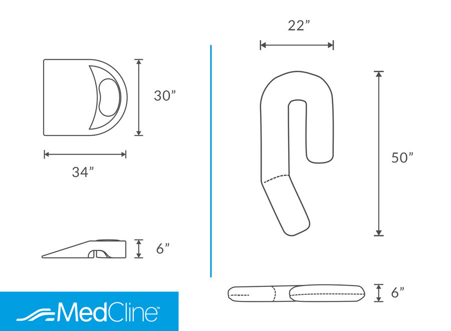 MedCline Shoulder Relief System, One Size, , large image number 1