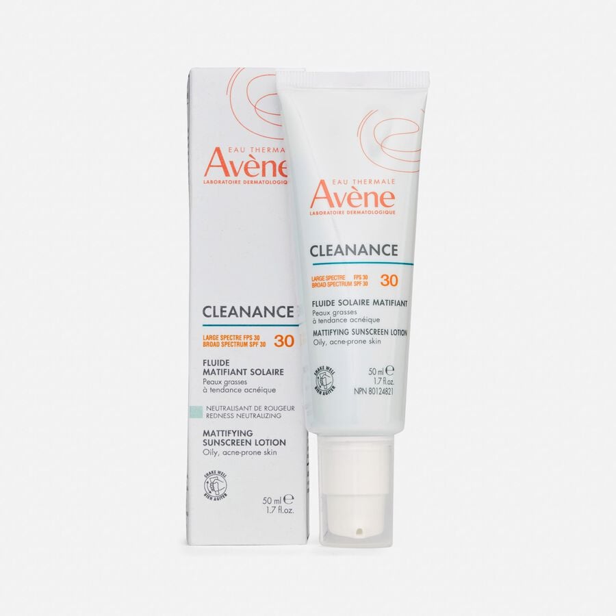 Avène Cleanance Mattifying Sunscreen Lotion, SPF 30, 1.7 fl oz., , large image number 0