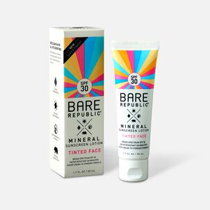 Bare Republic Mineral SPF 30 Tinted Face Sunscreen Lotion, 1.7 oz.