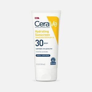 CeraVe Hydrating Sunscreen Body Lotion, SPF 30, 5 fl oz.