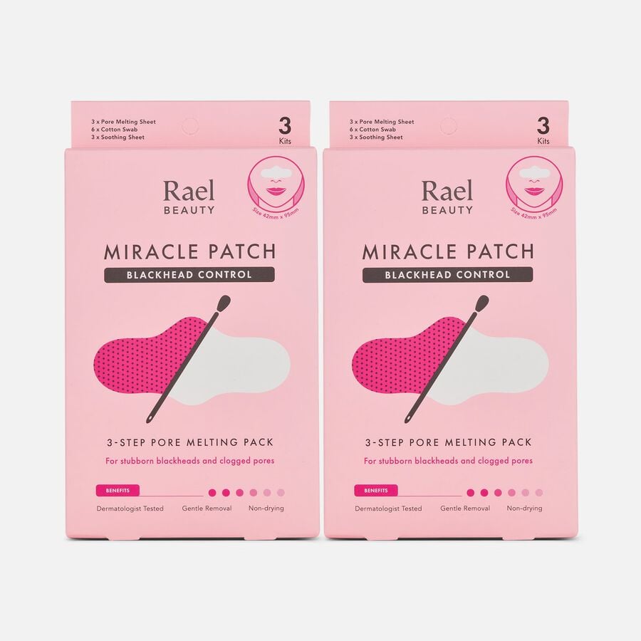 Rael Beauty Miracle Patch Blackhead Control 3-Step Pore Melting Pack, 3 ct. (2-Pack), , large image number 0
