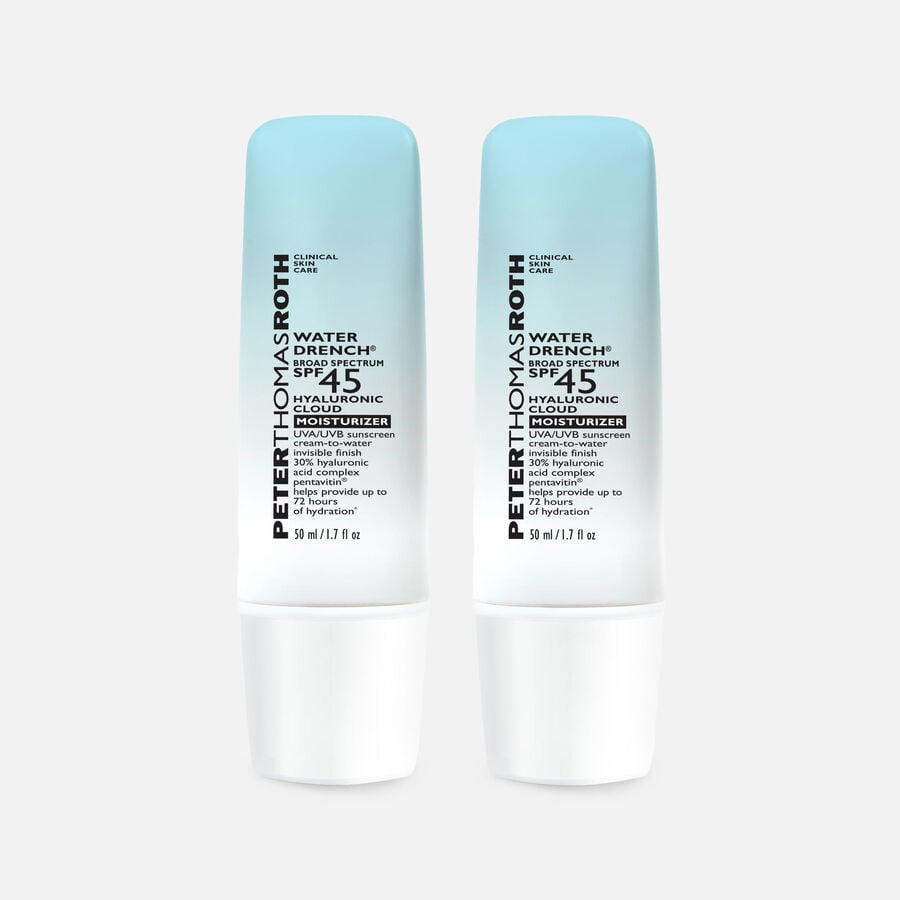HSA Eligible Water Drench Broad Spectrum Hyaluronic Cloud Moisturizer, SPF 45, 1.7 oz. (2Pack