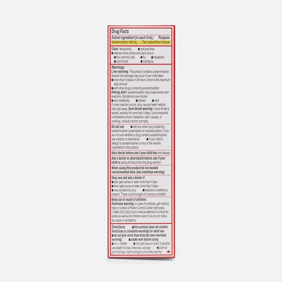 Tylenol Pain Reliever and Fever Reducer, Infant, Simple Measure, Grape, 2 fl oz., , large image number 1