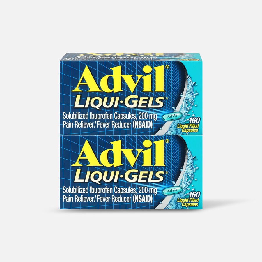 Advil Pain Reliever Fever Reducer Liqui-Gels, 160 ct. (2-Pack), , large image number 0