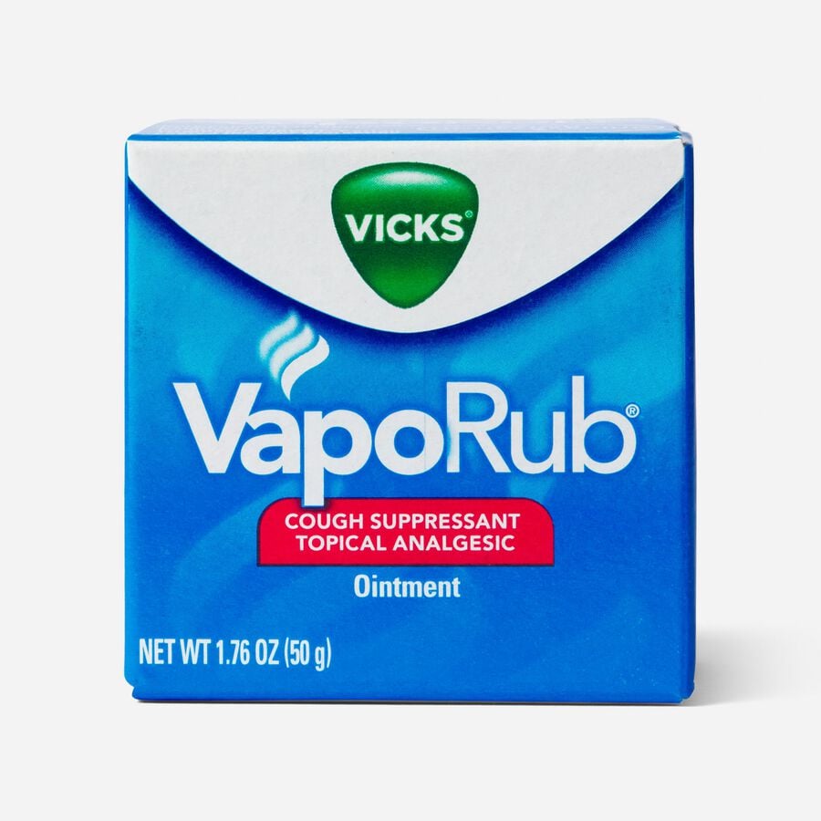 Vicks VapoRub Cough Suppressant Topical Analgesic, 1.76 oz., , large image number 1
