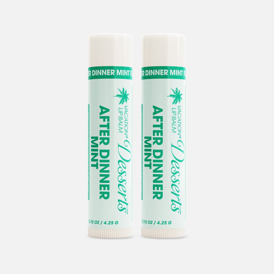 Vacation After Dinner Mint Lip Balm Sunscreen, SPF 30, 0.15 oz. (2-Pack), , large image number 0