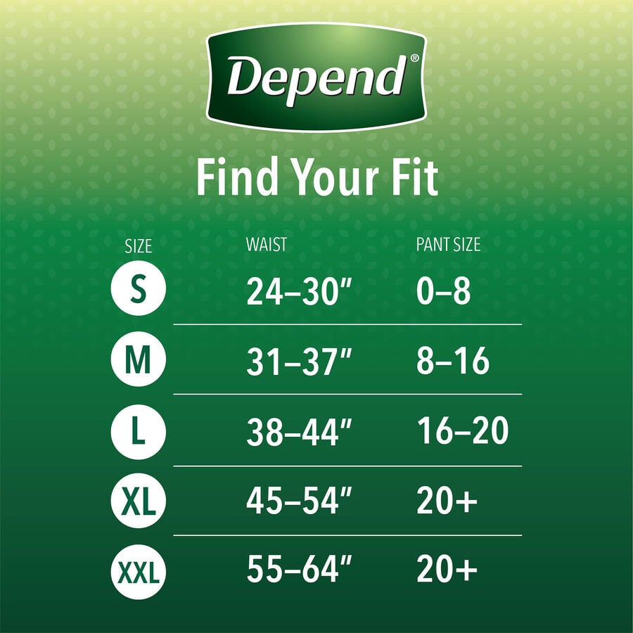 Depend FIT-FLEX Underwear, Maximum Absorbency, Large, 28 ct., , large image number 1