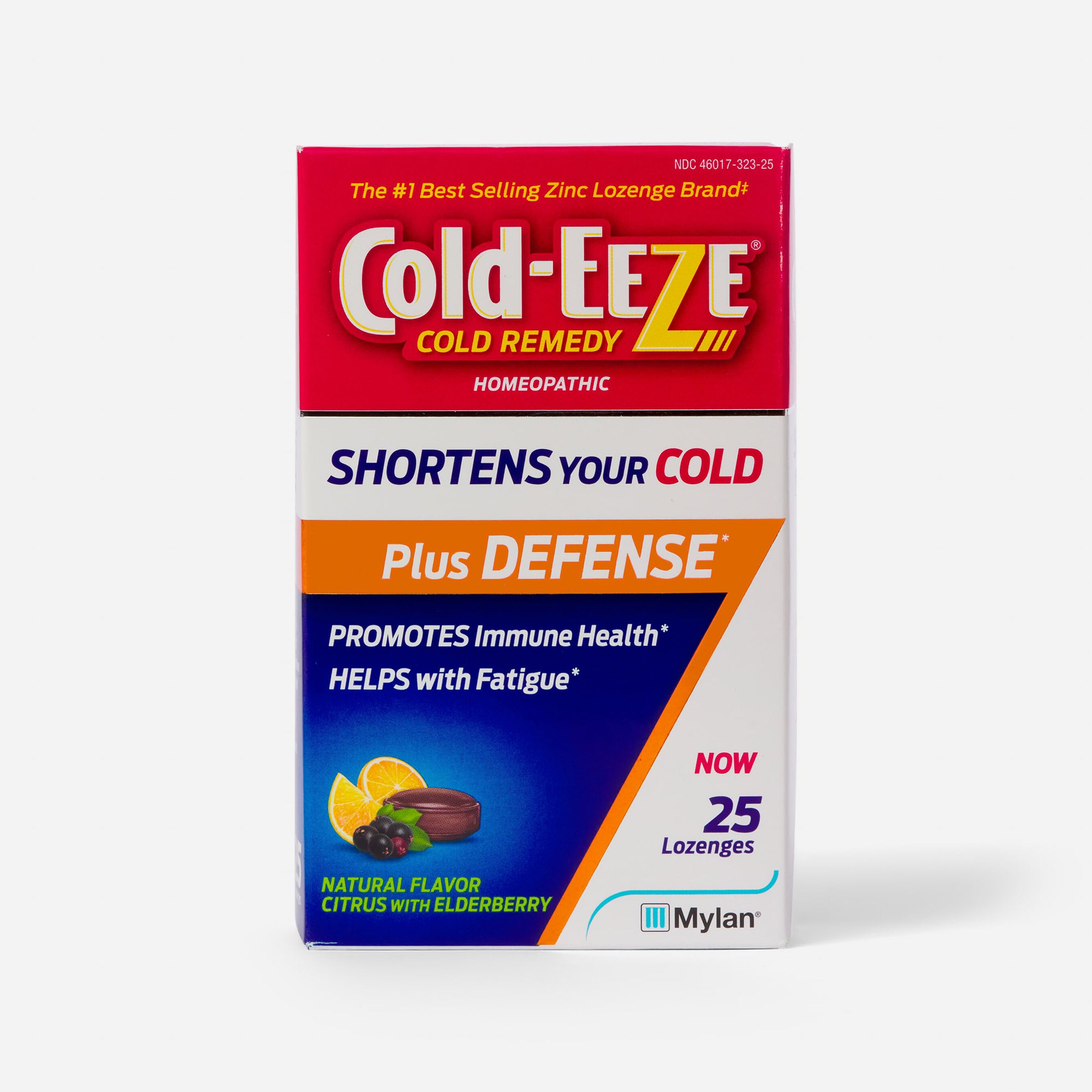 ColdEEZE Plus Defense Citrus with Elderberry Flavor Lozenge, 25 ct.
