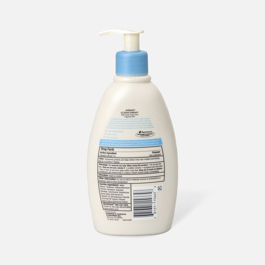 Aveeno Eczema Therapy Daily Moisturizing Cream, 12 oz. (2-Pack), , large image number 1
