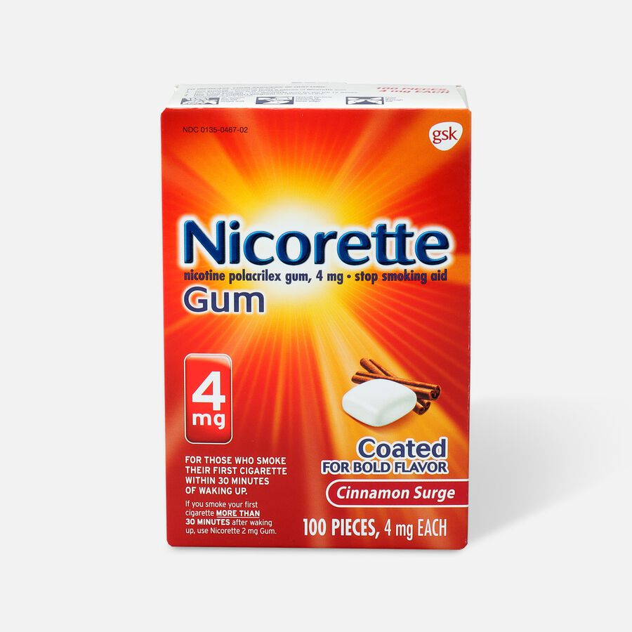 Nicorette Gum, 4 mg, 100 ct., , large image number 0