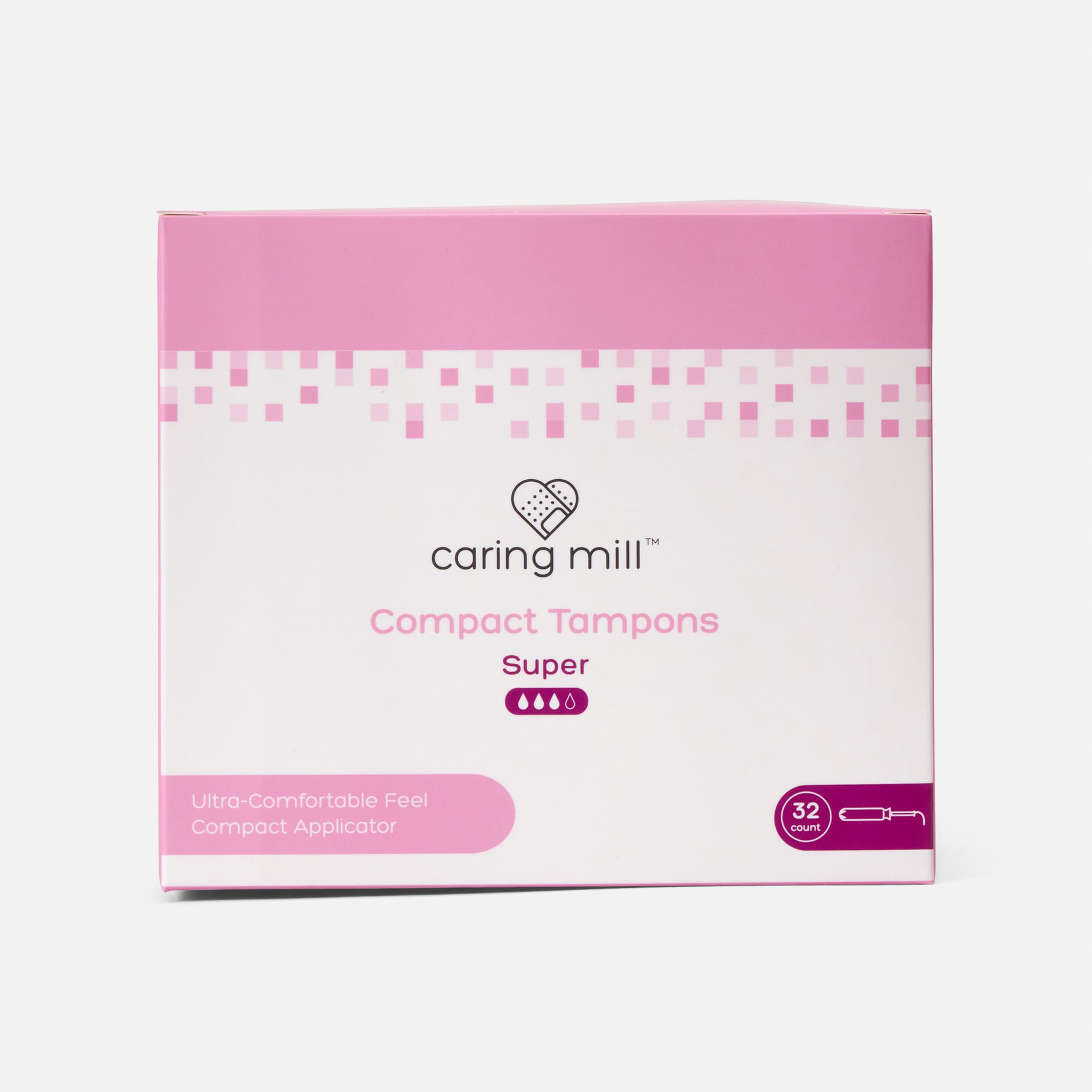 HSA Eligible Caring Mill™ Compact Tampons, 32 ct. HSA Eligible