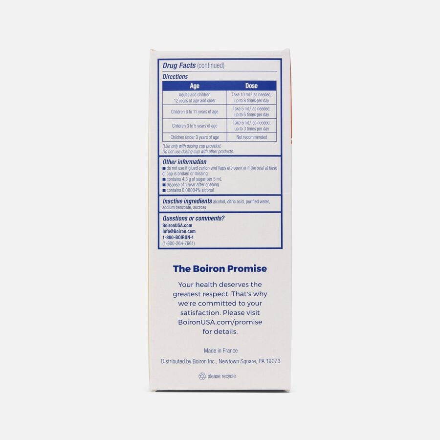 Boiron Chestal Cold & Cough Multi-Symptom Formula for Nasal & Chest Congestion, Cough, Runny Nose, 6.7 fl oz., , large image number 2
