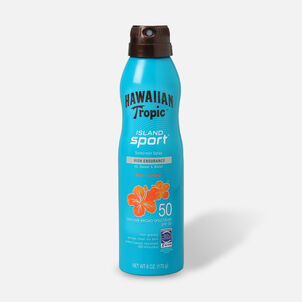 Hawaiian Tropic Island Sport Clear Spray Sunscreen SPF 30, 6 oz.