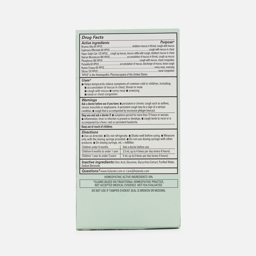 Hyland's Baby Mucus + Cold Relief, Daytime, 4 oz., , large image number 2