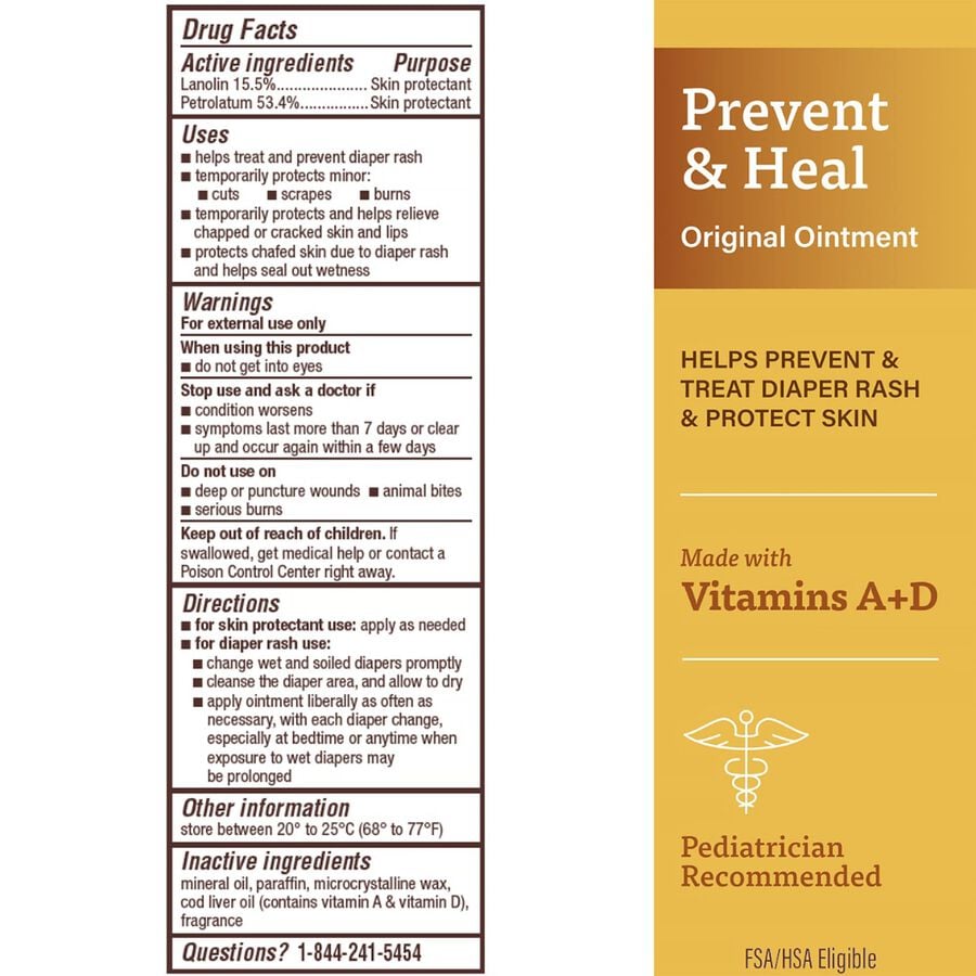 A+D Original Ointment, 4 oz., , large image number 1