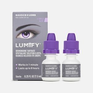 LUMIFY Redness Reliever Eye Drops, 0.25 fl oz, 7.5ml (2-Pack)