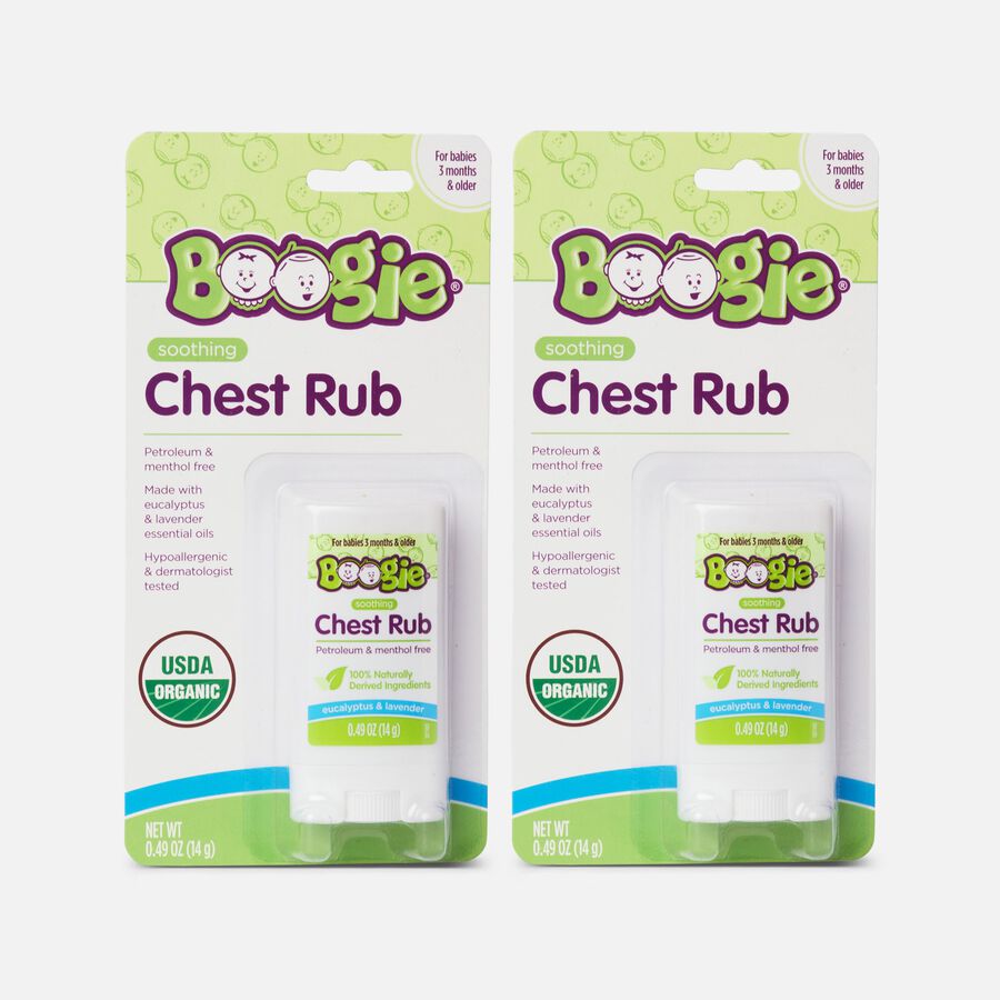 Boogie Vapor Chest Rub Stick, .49 oz. (2-Pack), , large image number 0