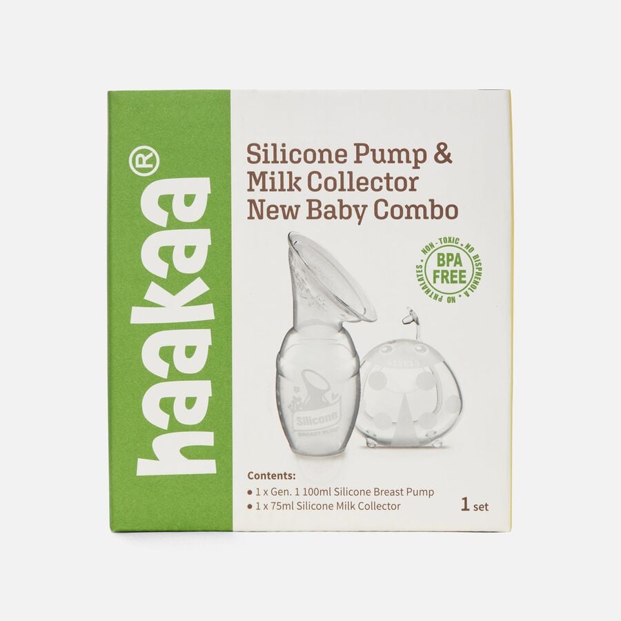 Haakaa Silicone Pump & Milk Collector New Baby Combo, , large image number 0