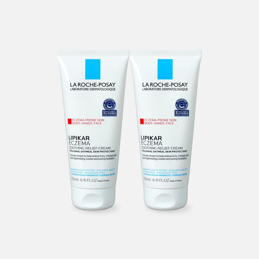 La Roche-Posay Lipikar Eczema Soothing Relief Cream, 6.76 oz. (2-Pack), , large image number 0