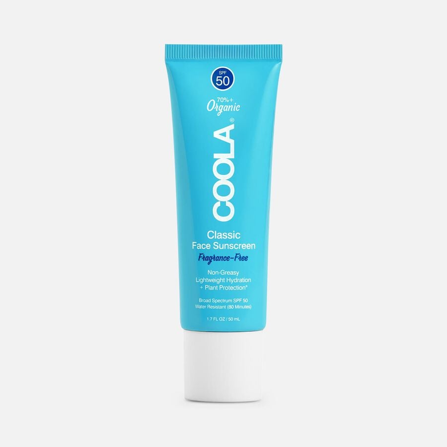 COOLA Classic Face Organic Sunscreen Lotion SPF 50, Fragrance-Free, 1.7 oz., , large image number 0