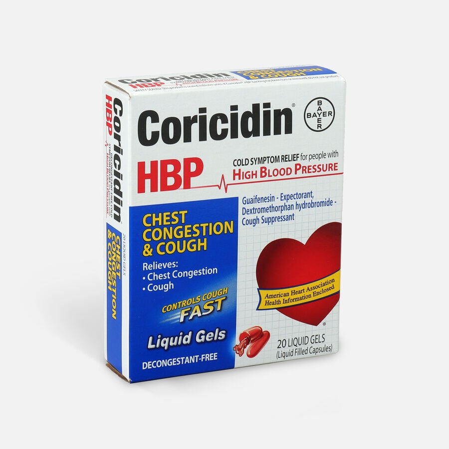 Coricidin Hpb Chest Congestion And Cough Liquid Gels 20ct 6308