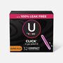 U by Kotex Click Compact Tampons, Super Plus Absorbency, 32 ct., , large image number 1