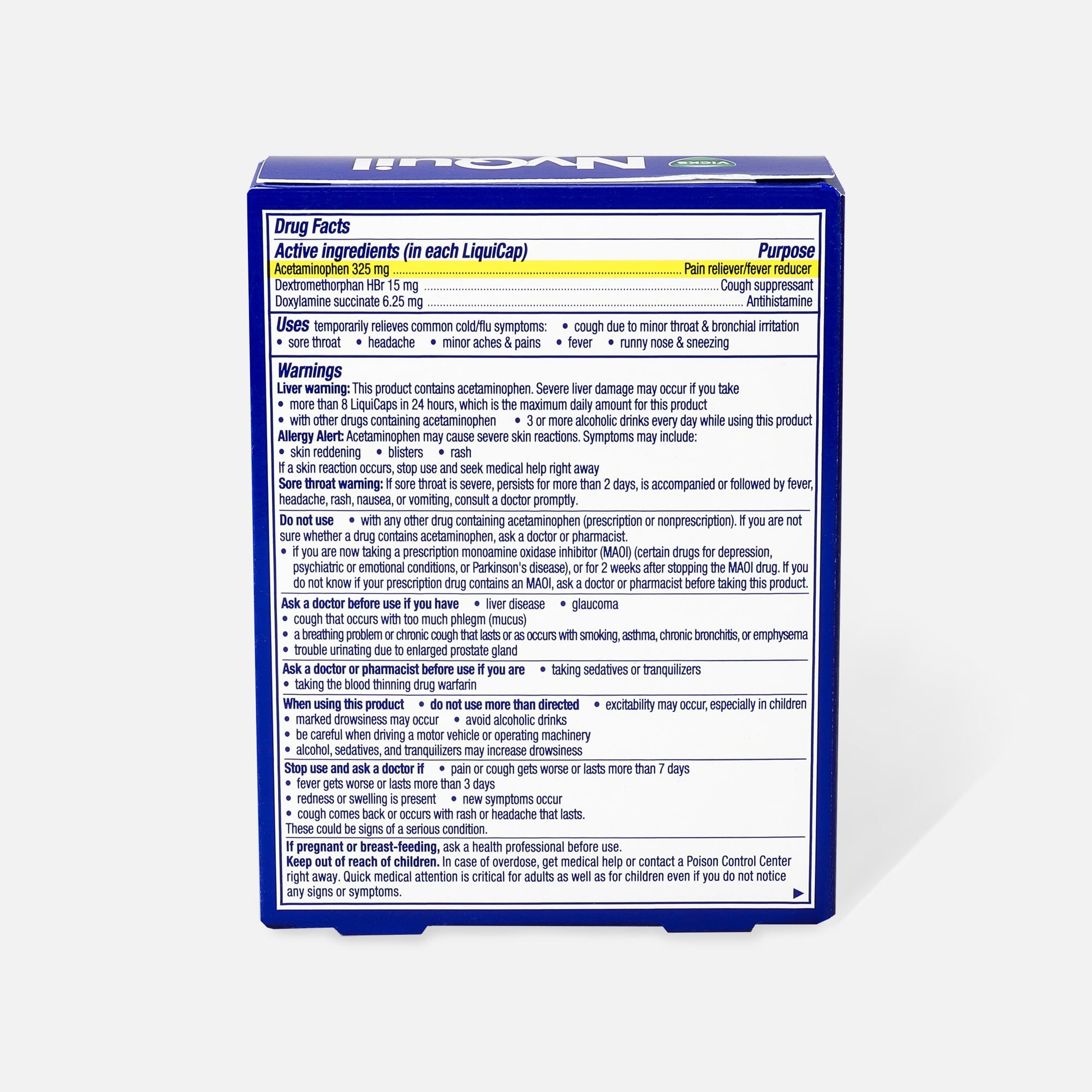 HSA Eligible Vicks NyQuil Cold and Flu Liquicaps, 24 ct. HSA Eligible