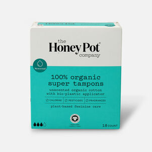 The Honey Pot Organic Tampons, 18ct