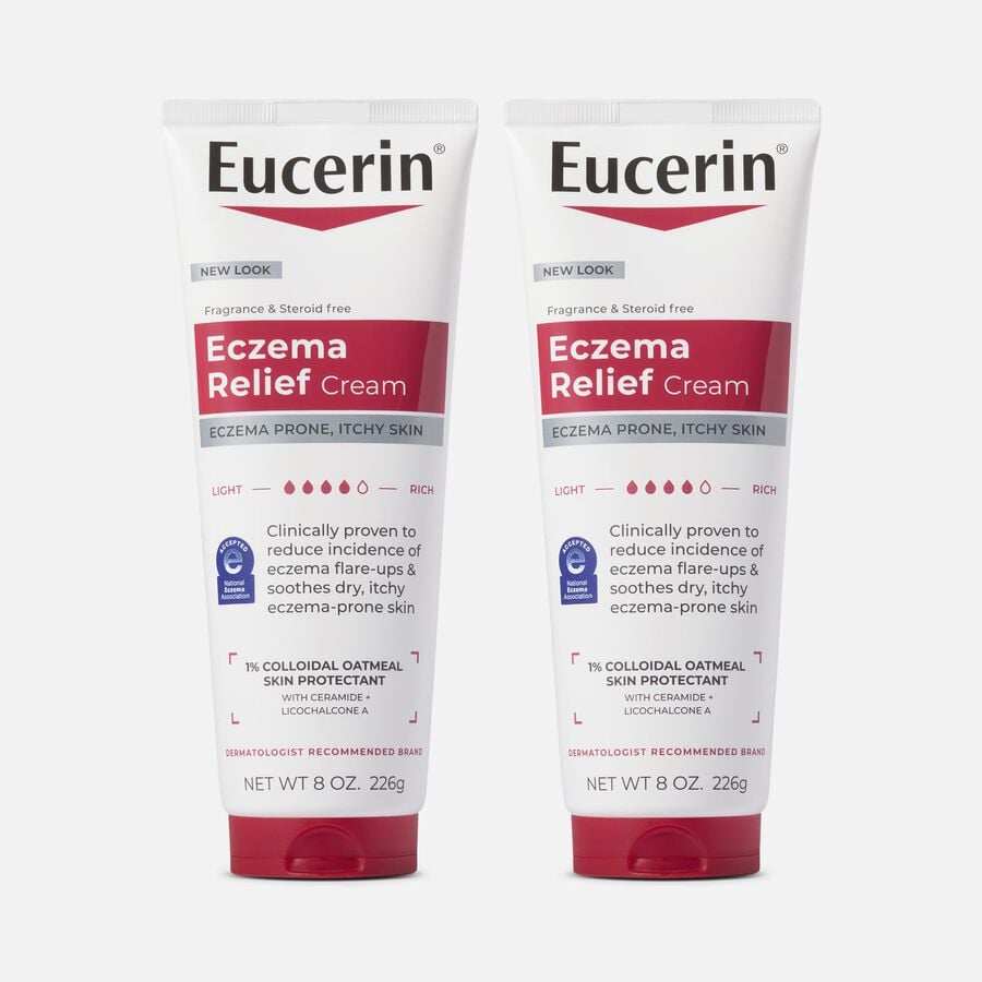 Eucerin Eczema Relief Body Cream, 8 oz. (2-Pack), , large image number 0