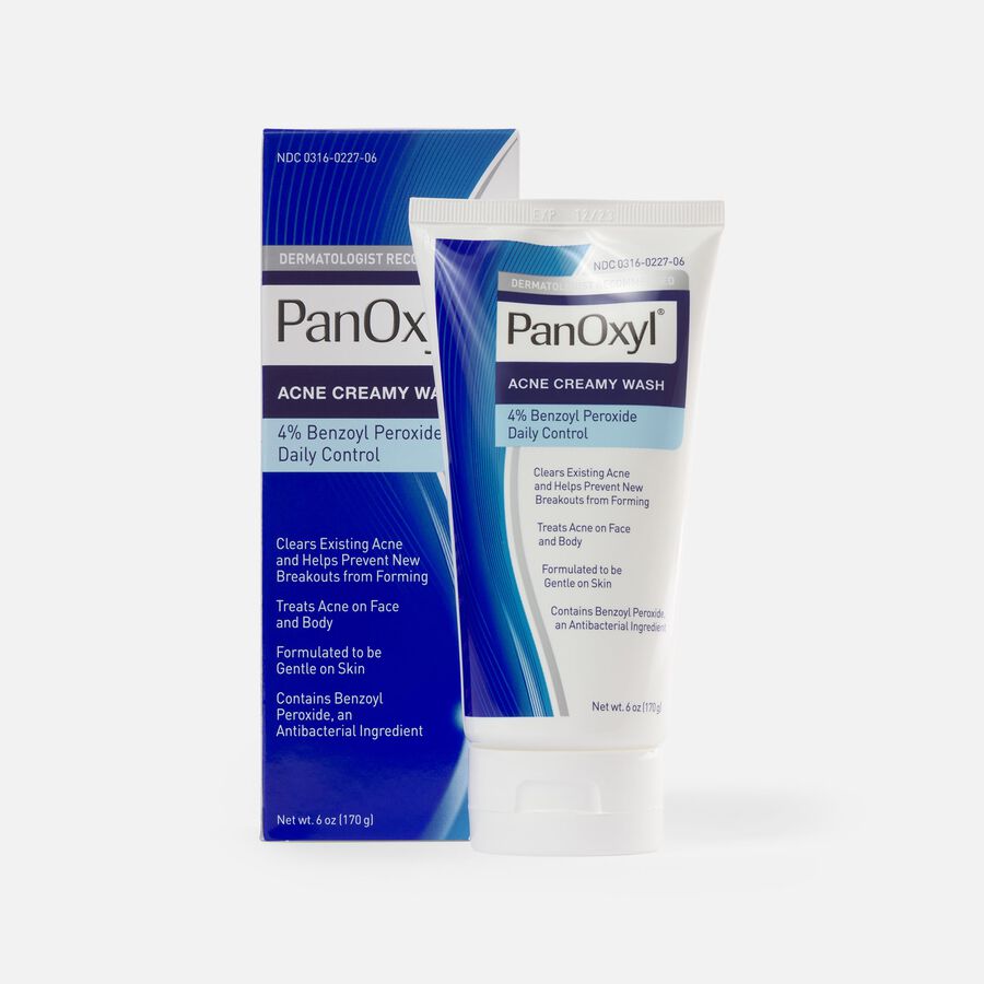 PanOxyl Creamy Wash 4%, 6 oz., , large image number 0