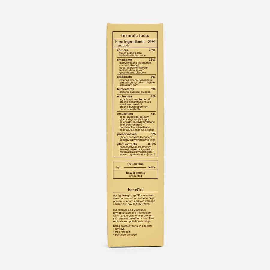 Cocokind Daily Mineral Facial Sunscreen Lotion, SPF 32, 1.7 oz., , large image number 1