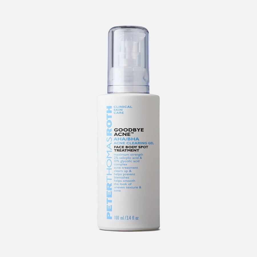 Peter Thomas Roth Goodbye Acne AHA/BHA Acne Clearing Gel Face Body Spot Treatment, 3.4 oz., , large image number 0