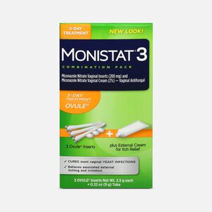 Monistat 3, Cure and Itch Relief