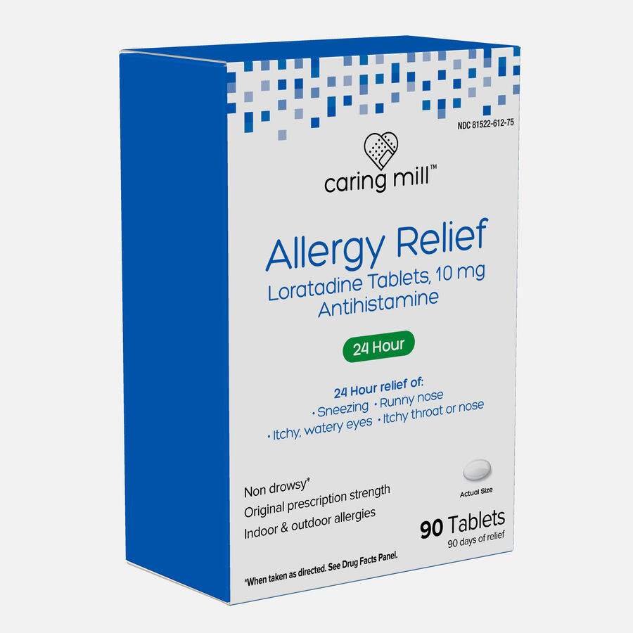 Caring Mill™ Allergy Relief Loratadine Tablets, 90 ct., , large image number 3