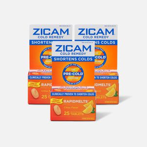 Zicam Cold Remedy Rapid Melts with Vitamin C, Citrus, 25 ct. (3-Pack)