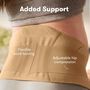 Frida Mom Dual-Support Pregnancy Belly Band, Clay, , large image number 5
